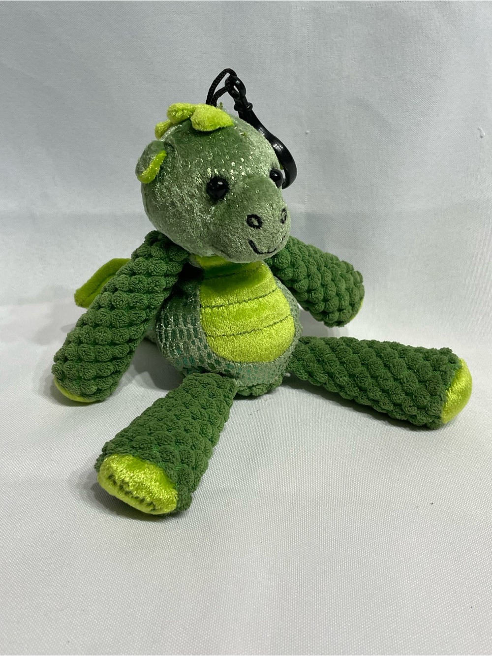Scentsy Buddy Clip Scout  Dragon plush keychain green textured watermelon scent